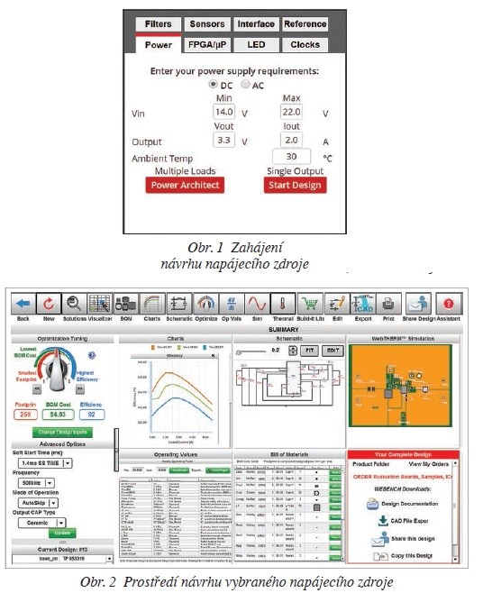 WebTHERM – online teplotní simulace napájecích zdrojů